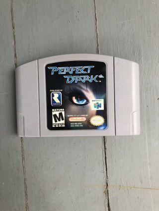 Perfect Dark (authentic) (nintendo 64 N64 2000) Contacts Cleaned,  &