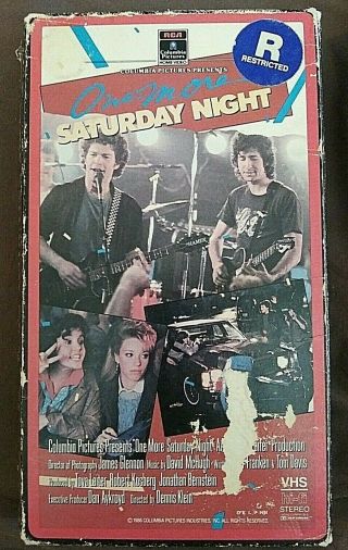 One More Saturday Night Vhs 1986 Rare Oop Not On Dvd Al Franken Tom Davis