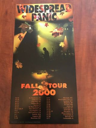 Widespread Panic Fall Tour 2000 Poster Rare