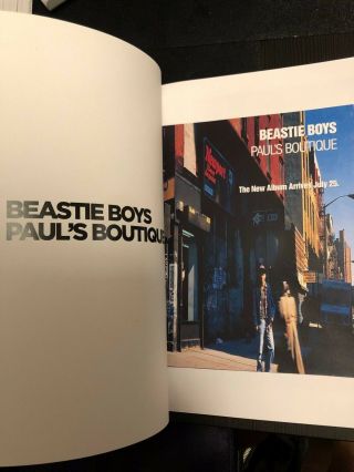 BEASTIE BOYS ADIDAS PAUL ' S BOUTIQUE 30 Anniversary Zine Book NOT RARE 3