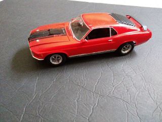 Built Model Car Kit - Orange 1970 Ford Mustang Mach 1