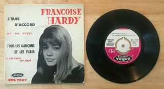Rare French Ep Francoise Hardy J 