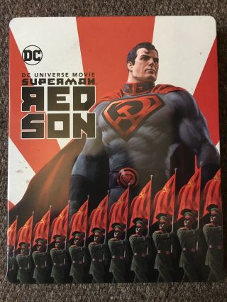 Superman Red Son (steelbook Blu - Ray/dvd) Rare Limited Edition Dc