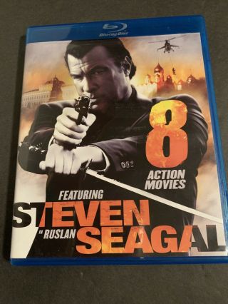 8 Action Movies Featuring Steven Segal Blu - Ray (rare/oop) Ruslan,  Silver Hawk