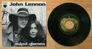 Rare French Sp The Beatles John Lennon Mind Games