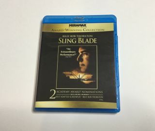 Sling Blade (blu - Ray Disc) Rare Out Of Print Oop