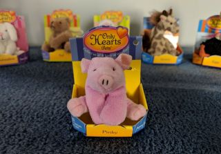Only Hearts Pets “pinky” Pink Pig Mini Piggy Rare Euc