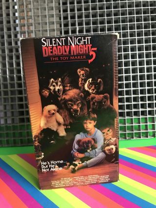 Silent Night Deadly Night 5 Vhs Horror Gore Rare