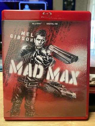 Mad Max (blu - Ray Disc,  2015,  35th Anniversary Edition) Oop Rare Red Case Gibson