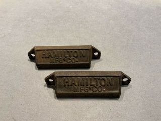 Hamilton Manufacturing Co Cast Iron Drawer Pull (2)