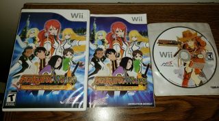 Sakura Wars: So Long,  My Love Complete Cib Nintendo Wii Rare Nis