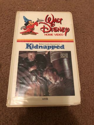 Disney - Kidnapped (111vf) Vhs (white Clam Shell) Rare Vf