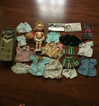 Vintage Littlest Angel Doll And 12 Outfits 1957 Arranbee Brochure