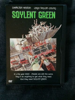 Soylent Green (dvd,  2003) Rare Snapcase Charlton Heston Sci - Fi