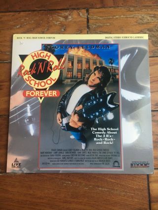 Rare Laserdisc Rock N Roll High School Forever Corey Feldmen Live Roger Corman