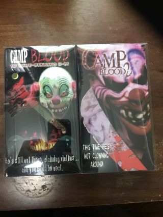 Camp Blood 1,  2 3 - D Sov Vhs Extremely Rare Oop