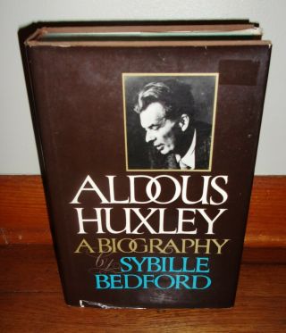 Aldous Huxley - A Biography - Sybille Bedford - 1st American Edition - Rare,  Ex Hc W/dj