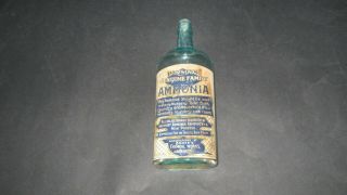 9 " Antique Bottle C.  C.  Parsons Household Ammonia Labeled Both Sides Albany N.  Y