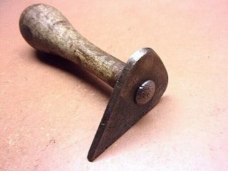 Antique Small Teardrop Paint Scraper Tool Just 5 " Long Solid Refinishing Tool