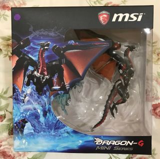 Msi Limited Edition Dragon - G Water Storm Mini Series Figure (gamescom 2017) Rare
