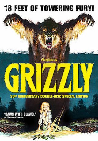 Grizzly (30th Anniversary Double - Disc Special Edition) Rare Dvd