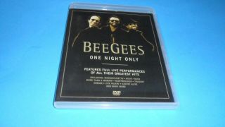 The Bee Gees - One Night Only (dvd,  1997) Live Concert Rare Authentic Usa