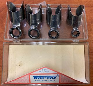 Touch N’ Hold Finger Tip Wrench Set Rare Vintage Set