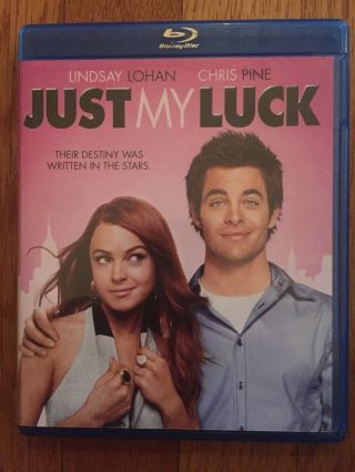 Just My Luck (blu - Ray Disc,  2012) Htf Oop Rare
