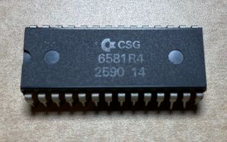 Mos 6581r4 Sid Chip,  For Commodore 64,  And,  Extremely Rare