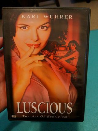 Luscious: The Art Of Eroticism (dvd,  1999) Rare Htf Oop Kari Wuhrer