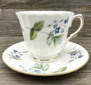 Duchess Bone China Tea Cup And Saucer Wayside Pattern Made In England