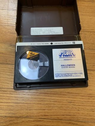 Halloween 1978 Media Beta Tape John Carpenter Jamie Lee Curtis Rare Betamax
