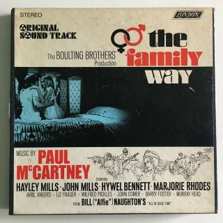 The Family Way Sound Track Paul Mccartney 7.  5 Ips Reel - To - Reel Tape Rare