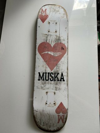 Rare Vintage Chad Muska Shortys Skateboard Deck Very Hard To Find