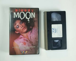 Bloody Moon Vhs Trans World Entertainment 1985 Very Rare Jess Franco Horror Cult