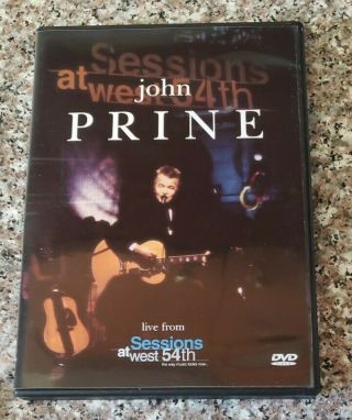 John Prine Live From Sessions At West 54th Dvd,  2001 Ultra Rare