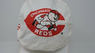 Rare Vintage Cincinnati Reds Mlb Big Og Logo Painters Hat Cap 60s 70s 80s White