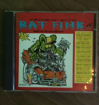 Cruisin’ With Rat Fink Cd Music Of The 50’s And 60’s Rare