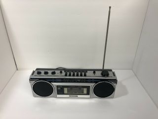 Sanyo M6900 Stereo Am/fm Radio Cassette Player Boombox 80s Vintage Rare