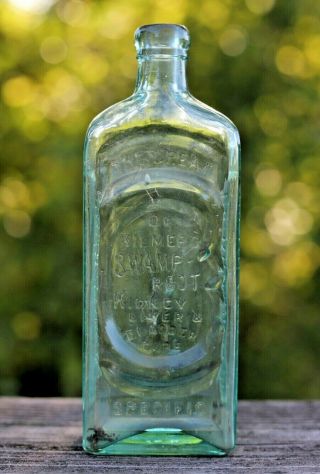 Antique The Great Dr.  Kilmer ' s Swamp Root Kidney Liver and Bladder Cure Bottle 2