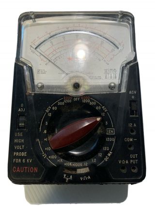 Vintage Triplett Model 630 - Na Type 2 Suspension Volt Ohm Multimeter