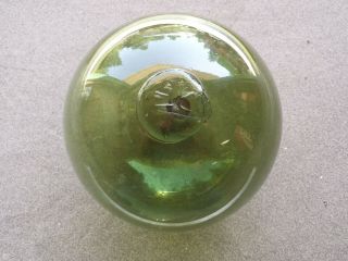 Vintage Rare 7 " Japanese Glass Fishing Float Wp 2 Ff