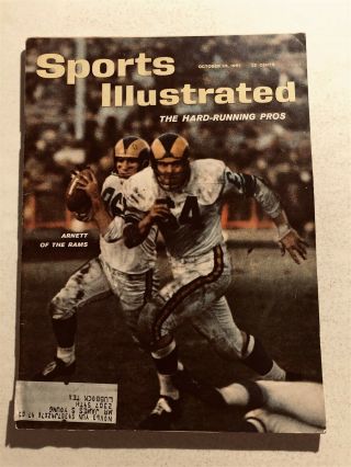 1961 Sports Illustrated Los Angeles Rams Jim Arnett Roy Hord Afl Nfl Preview