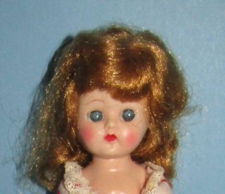 Vintage 8 " Big Eye Cosmopolitan Ginger Doll 1950 