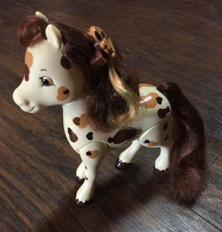 Bandai Strawberry Shortcake Cookie Dough Scented Horse Filly W/barrettes