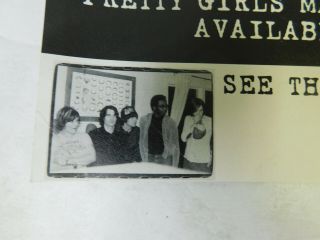 Pretty Girls Make Graves - Good Health Promo Poster - 2002 Lookout Rare Emo 3