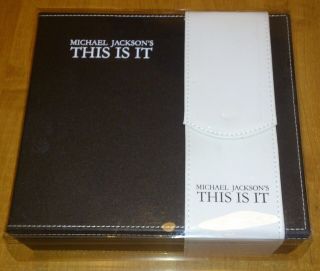 Michael Jackson " This Is It " Very Rare Russian Limited Edition Leather Box Set