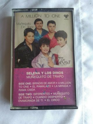 Selena Y Los Dinos Munequito De Trapo A Million To One Cassette Tape 1986 Rare