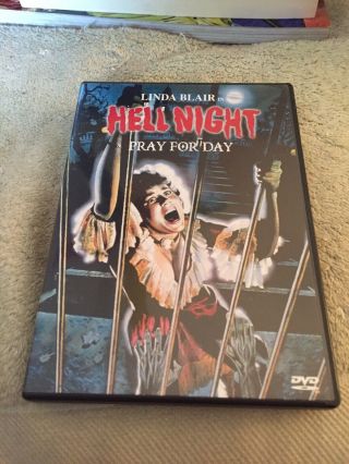 Hell Night (dvd,  1999) Rare Oop Horror Linda Blair Anchor Bay Horror Slasher