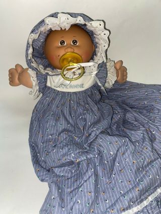 Vintage Coleco Cabbage Patch Kid Bald Preemie Pacifier Baby Girl Handmade Outfit